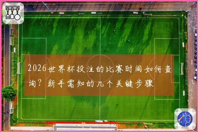 2026世界杯投注的比赛时间如何查询？新手需知的几个关键步骤